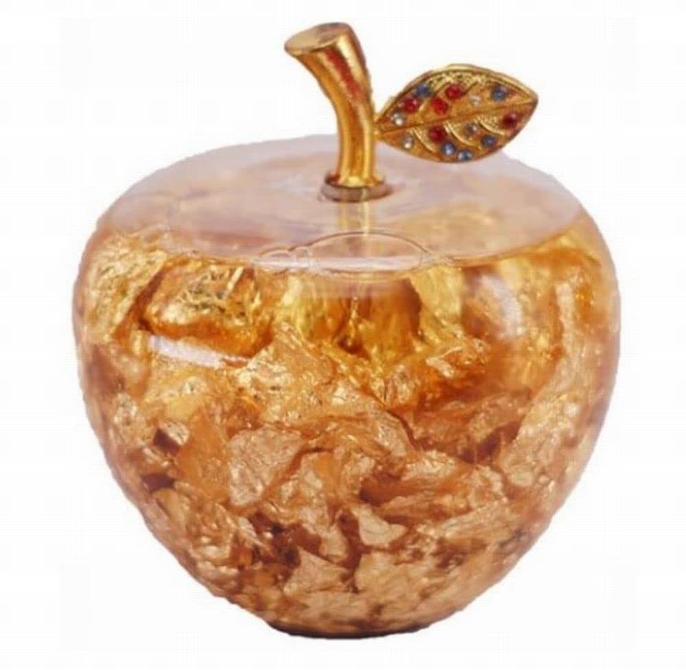 金色のりんごの置物 座敷わらしパワー強力 金運波動入り Amazon.co.jp: Anfang 金運アップ グッズ おしゃれ 置物 ゴールド