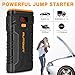 Jump Starter, AU Town 2000A Peak 20800mAh Car Jump Starter (Up to 8.0L Gas/6.5L Diesel Engines) with Quick Charge 3.0, QDSP 12V Auto Battery Booster Portable Power Pack with Built-in LED Light