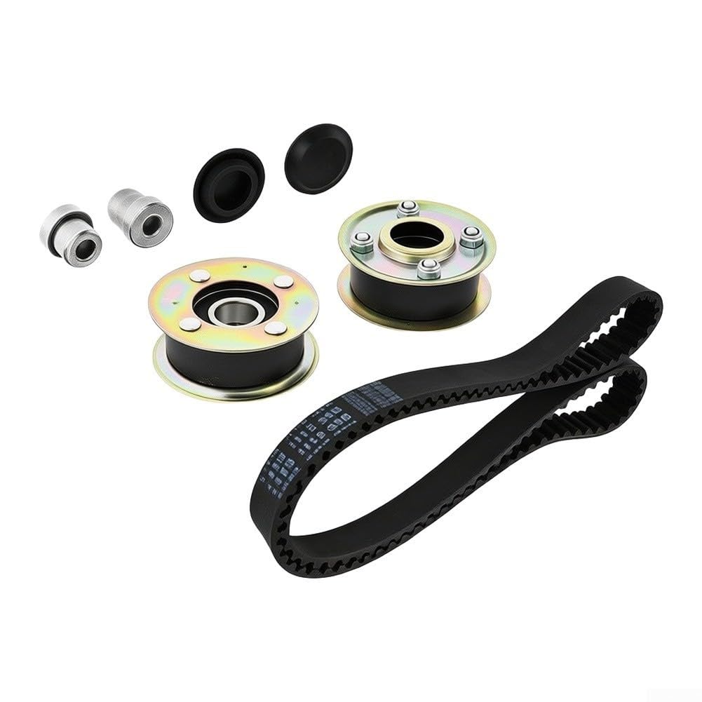 Kit Puleggia Folle e Cinghia Dentata per Toro per exmark Walk-Behind Metallo Gomma 140 Denti