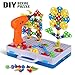 SUPSTEM STEM Building Toys for Kids Ages 4-8 | 224-Piece STEM Drill & Build Kit with Screwdriver, Pegboard | Educational Toys for 5+ Year Old Boys Girls | Gift for Birthdays