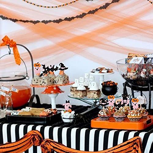 24 Pack Halloween Cupcake Toppers Glitter Pink Ghost Little Boo Bat Witch Cat Pumpkin Cupcake For Happy Halloween Theme Baby Shower Birthday Party Cake Decorations Supplies Pink #TOP4