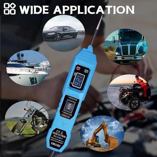 Image of Power Probe, 3.5V-36V DC Power Probe Short Finder | Circuit Tester & Voltage Tester with Test Light, Automotive Circuit Breake Finder Tool for Continuity Testing