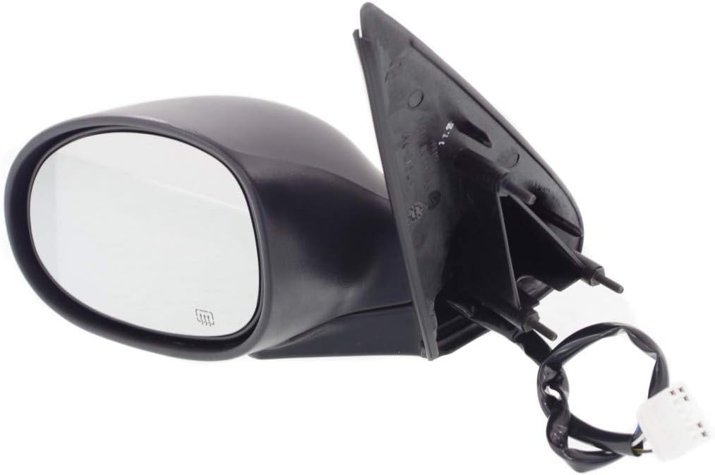 For Chrysler PT Cruiser 2001 2002 2003 Door Mirror Driver Side | Power | Heated | Manual Folding | Textured Black | Replacement For 4724657AF | CH1320208