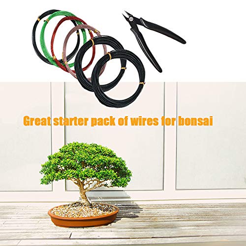 Alambre para Bonsai con Cortador 1-2 mm Aluminio miniatura 7