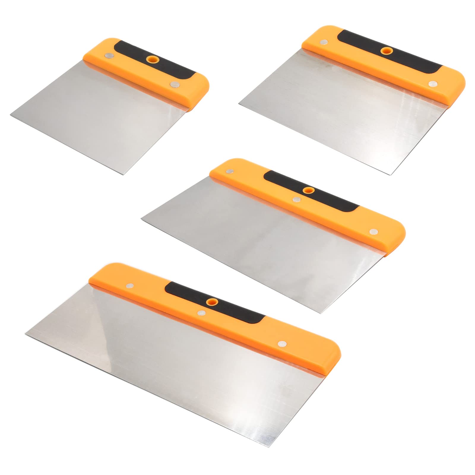 Raschietto Stucco Pala in Acciaio Inox 4 6 8 10 Pollici Utensili a Mano per Costruzione