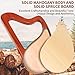 LOTKEY Lyre Harp, Lotkey 21 Metal Strings Harp Mahogany Body and Solid Spruce Board with Tuning Wrench, Extract Strings, Manual Gig Bag, MI3921