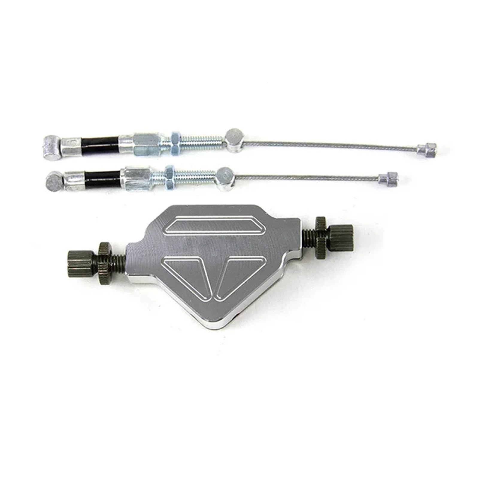 BCHIAON Clutch Cable Motorcycle Fit for Kawasaki Ninja KX for Suzuki GSR GSXR Motorcycle Easy Pull Clutch System Stunt Lever(Silver)