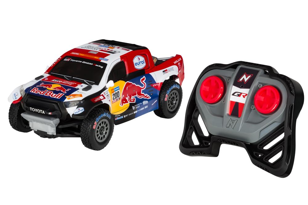 Nikko RC 10591 Night Mode Toyota Gazoo Dakar zdalnie sterowany samochód rajdowy 25 cm 2,4 GHz 40 m