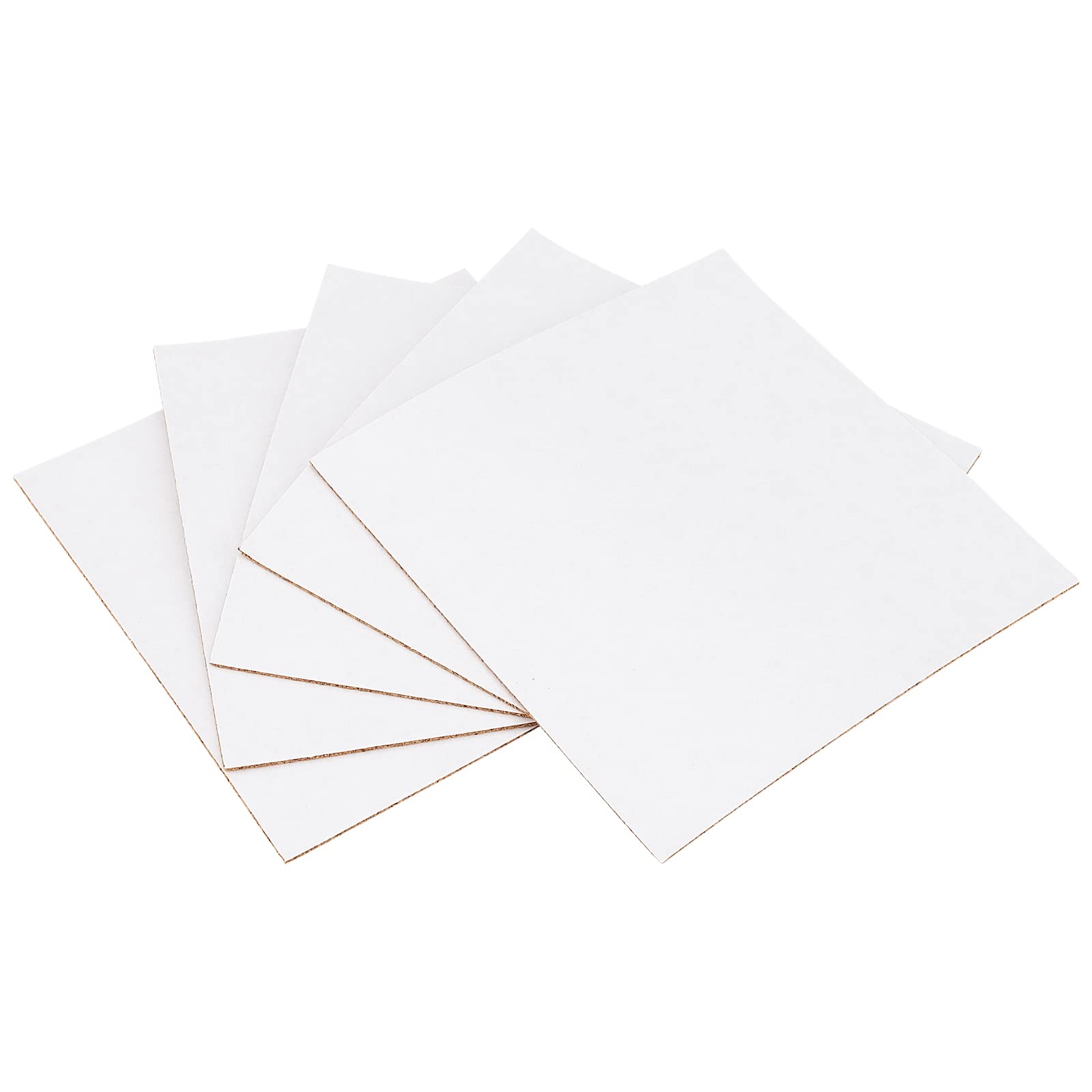 Paquete de 30 posavasos de cerámica de 4 x 4 pulgadas para manualidades, posavasos de azulejos de cerámica blanca con almohadillas de respaldo de corcho, posavasos cuadrados de cerámica en
