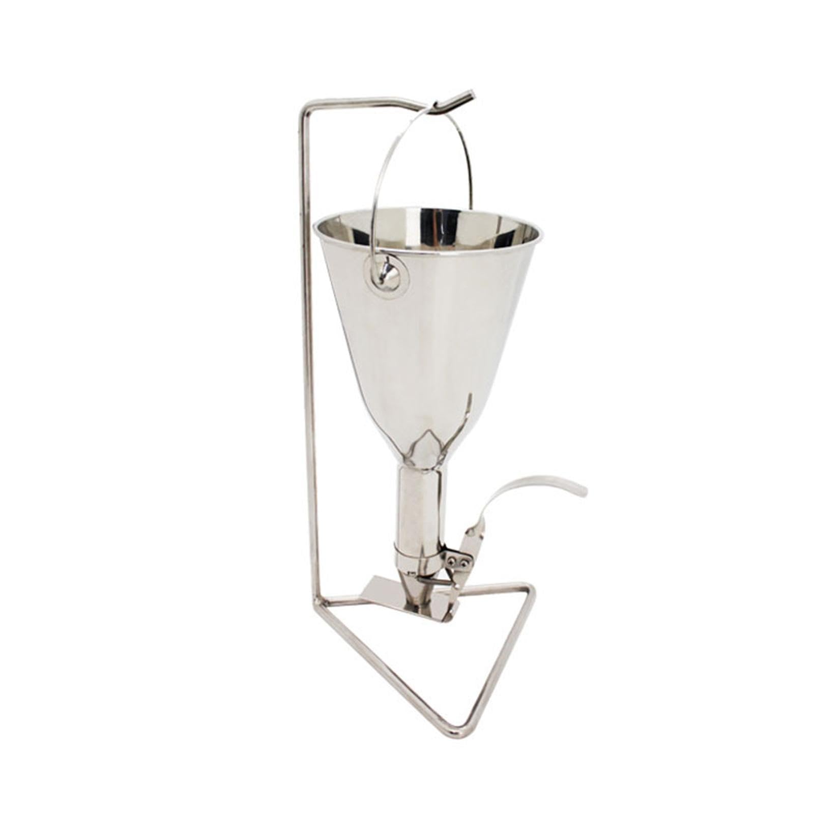 Dispensador de para Panqueques, Utensilio de Cocina, Embudo Dispensador, Embudo de Acero Inoxidable, Dispensador de para Panqueques Y Waffle