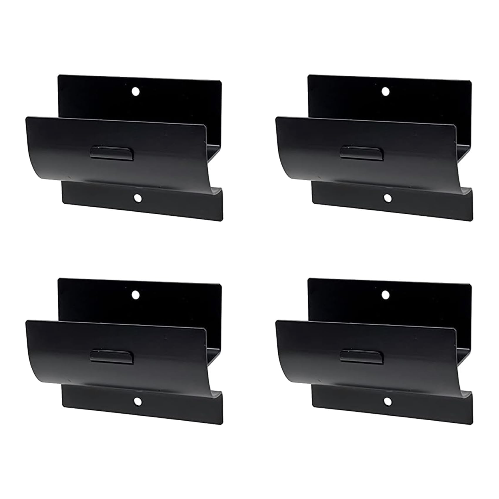 Jnchdghwa Black Heavy-Duty Ladder Hanger-Wall Mount Ladder Hooks For Ladder Storage-Wheelbarrow Hangers For Garage Wall-4 Pack