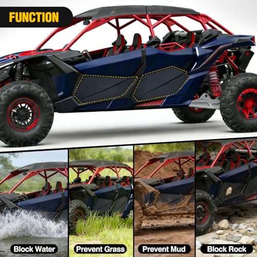 Image of Nilight Lower Door Panels, Lower Door Inserts Compatible with Can Am Maverick X3 MAX XRS /R TURBO /XDS TURBO 2017-2025(4 Doors, Front & Rear)