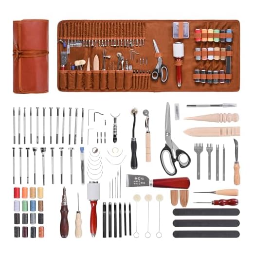 Comprehensive 92-Piece Leather Working Kit