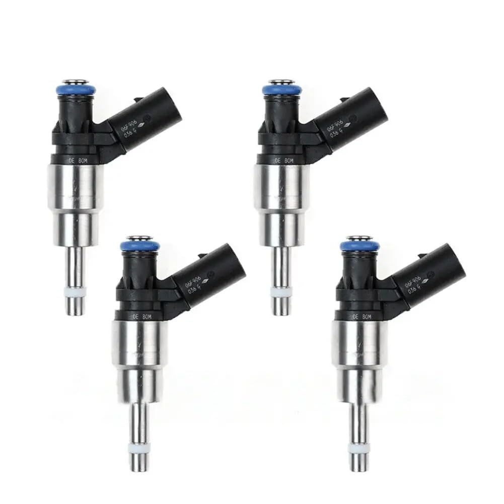 Fuel Injector Nozzle Auto Parts Injectors Compatible for Audi A3 A4 Tt Vw GTI Eos Jetta 06F906036A Fj856 0261500020 2005-2009 4X(1pcs)