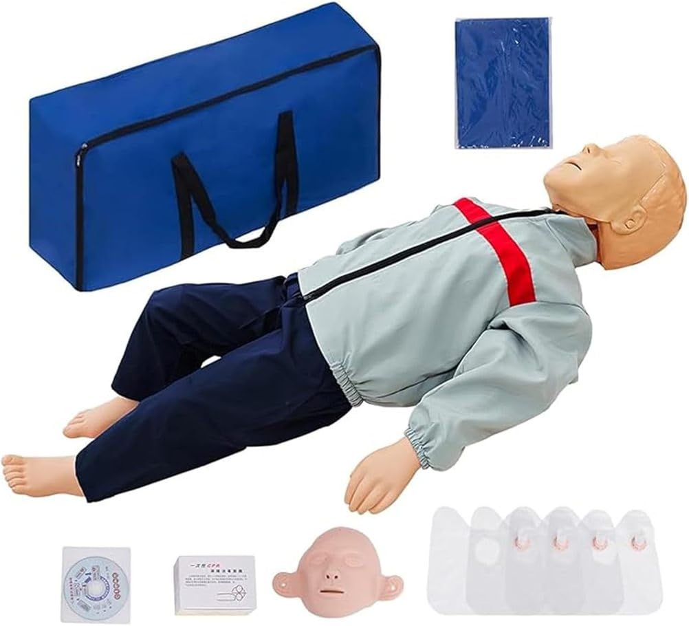 Manichino Didattico per Bambini, Manichino CPR a Tutto Corpo per Bambini, Manichino di Rianimazione Pediatrica per Pronto Soccorso in Caso di Ostruzione delle Vie Aeree