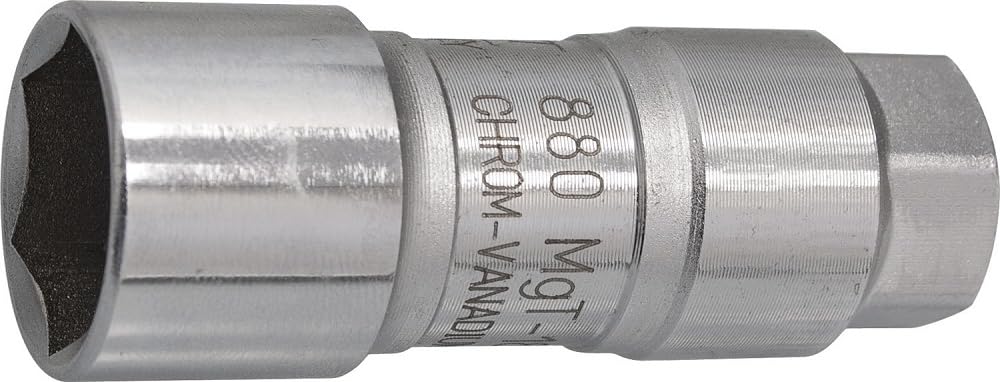 HAZET 880MGT-18 62 mm Spark Plug Socket - Chrome-Plated/Polished