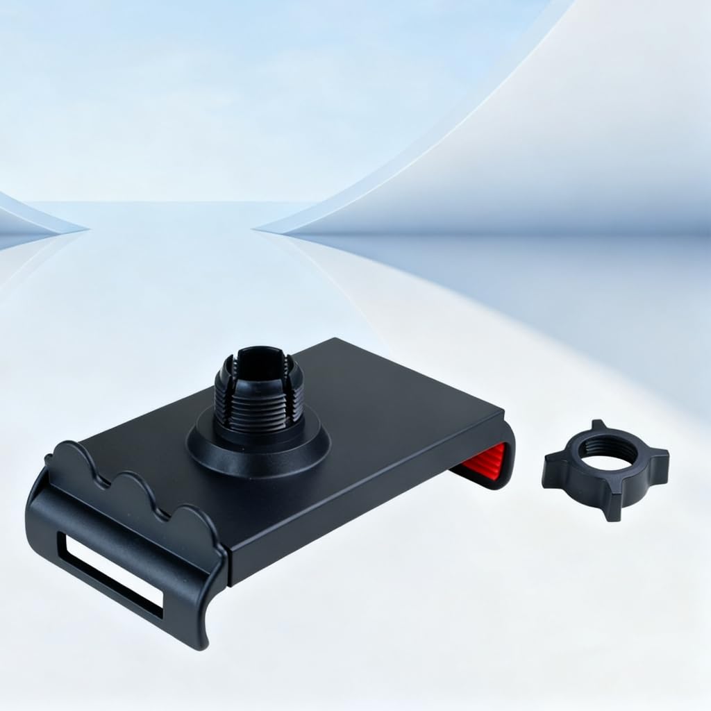 Supporto per telefono con clip per tablet, resistente morsetto per tablet da 4,5-11 pollici, con regolazione multiangolo a 360 rotazioni