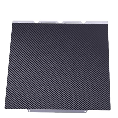 Eujgoov PEI PET Build Plate, Double Sided Textured PEI Smooth PET Printing Platform 276x293mm, with High Temperature, fo