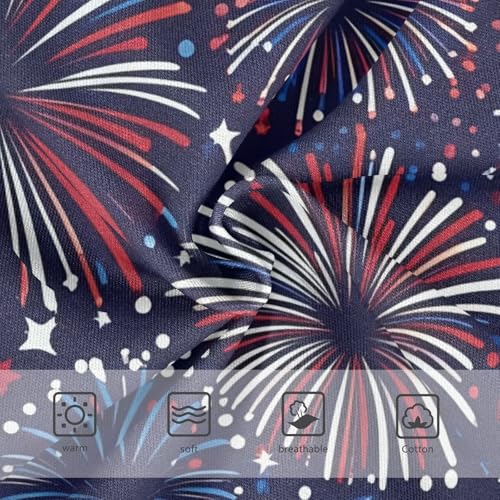 Cotton Toddler Girls Underwear Red Blue Fireworks Night Little Girl Panties Colorful Briefs Girls Undies 2t3