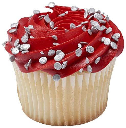 Decopac Confetti Silver Quins Sprinkles, 1.21 Lb #TOP3