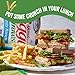 Sensible Portions Veggie Straws Multi-Pack, Sea Salt and Zesty Ranch Flavor, Gluten-Free Chips, Individual Snacks, 0.75 Ounce Bag, 10-Pack
