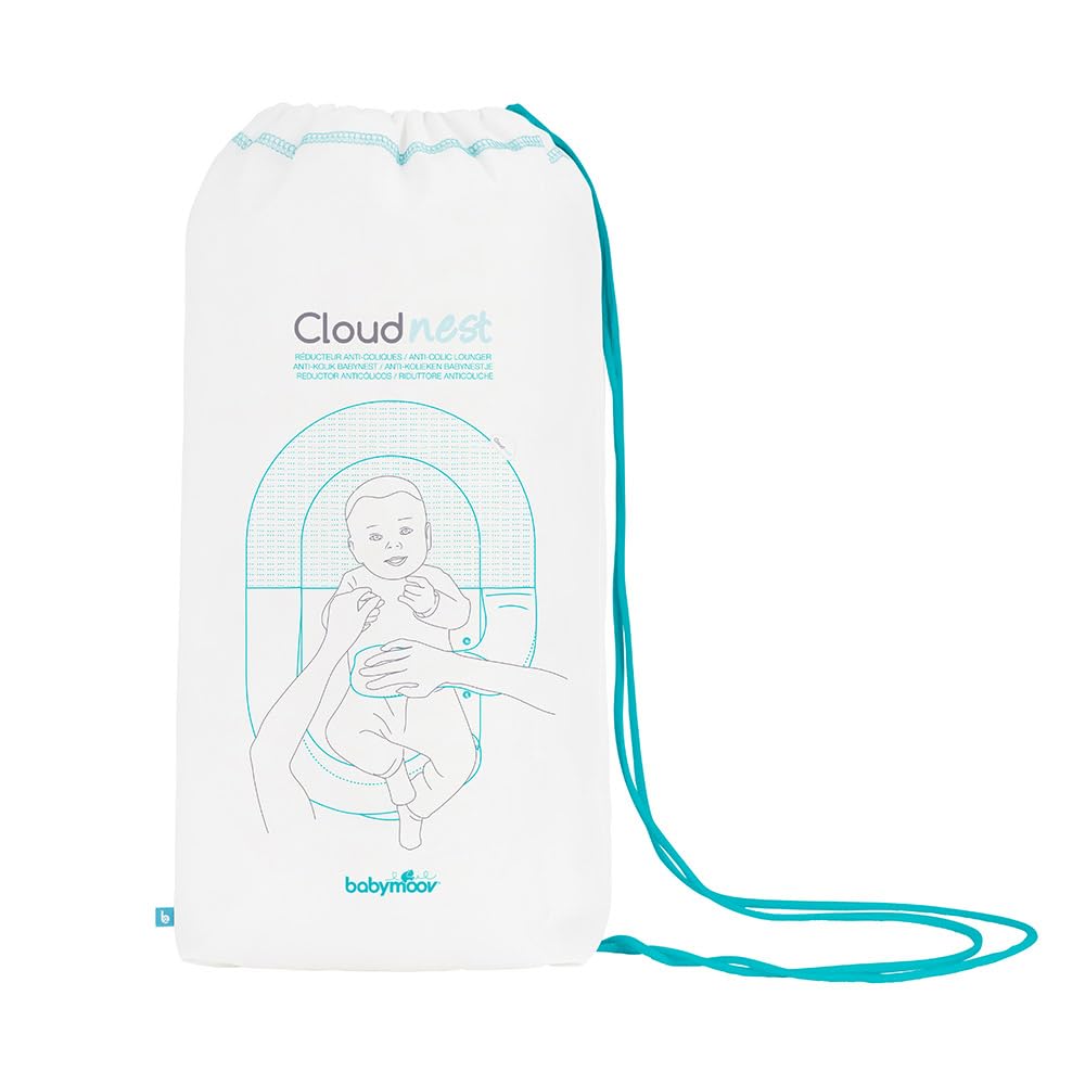 Babymoov Reductor anticólicos CloudNest Babymoov - Calentador integrado - Suave algodón bio
