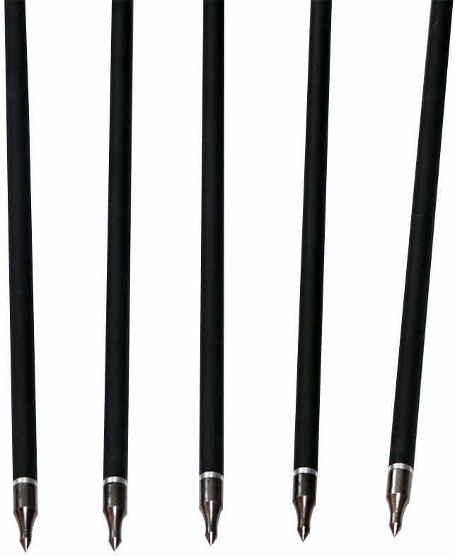 50 Pack Hunting Archery 30 Inch Carbon Arrow with 3 Inch Feather Fletching Spine 500 Outdoors Sports for Woman Beginner
