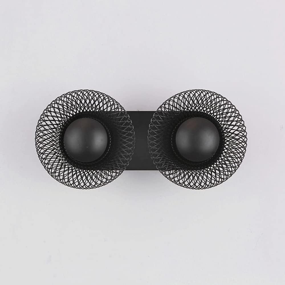 Metal Wall Sconce Light Fixture Mesh Shade Sconce Wall Lighting, Wall Mounted Vanity Light Fixture