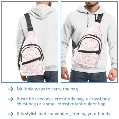 Sac à bandoulière imperméable de haute qualité aux finitions soignées pour petits objets