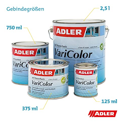 Adler Varicolor vernice base e coprente 2in1, 125