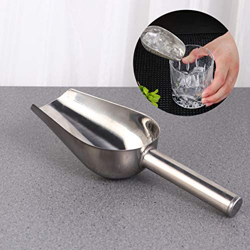 Colher de aço inoxidável para cozinha Hemoton 3 peças para doces, cubos de gelo, farinha, açúcar, so