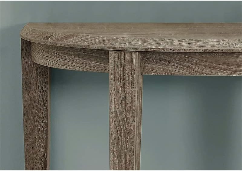 Monarch Specialties Console Table - Narrow Entry Table, 36” L (Dark Taupe)