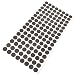 Produktbild Adsamm® | 128 x Filzgleiter | Ø 12 mm | Braun | rund | 1.5 mm dünne selbstklebende Filz-Möbelgleiter in Top-Qualität