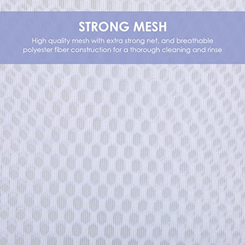2Pack Large Mesh Laundry Bag Xxl Oversize Mesh Wash Bags For Delicates, Clothing Mesh Wash Bags For Laundry With Zipper Travel Storage Organize Bag For Cotton Clothes, Sheet, Shoes (23 Inches) #TOP5
