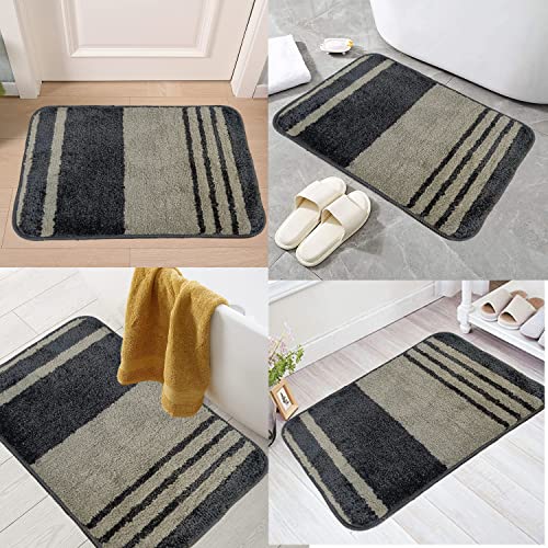 Image of Door Mats for Home | Door Mats for Home Entrance | Door Mat for Bathroom| Soft & Super Absorbent Mats for Shower | Washable, Non-Slip & Quick-Drying Mats (Pack of 2) (Multicolor 2)
