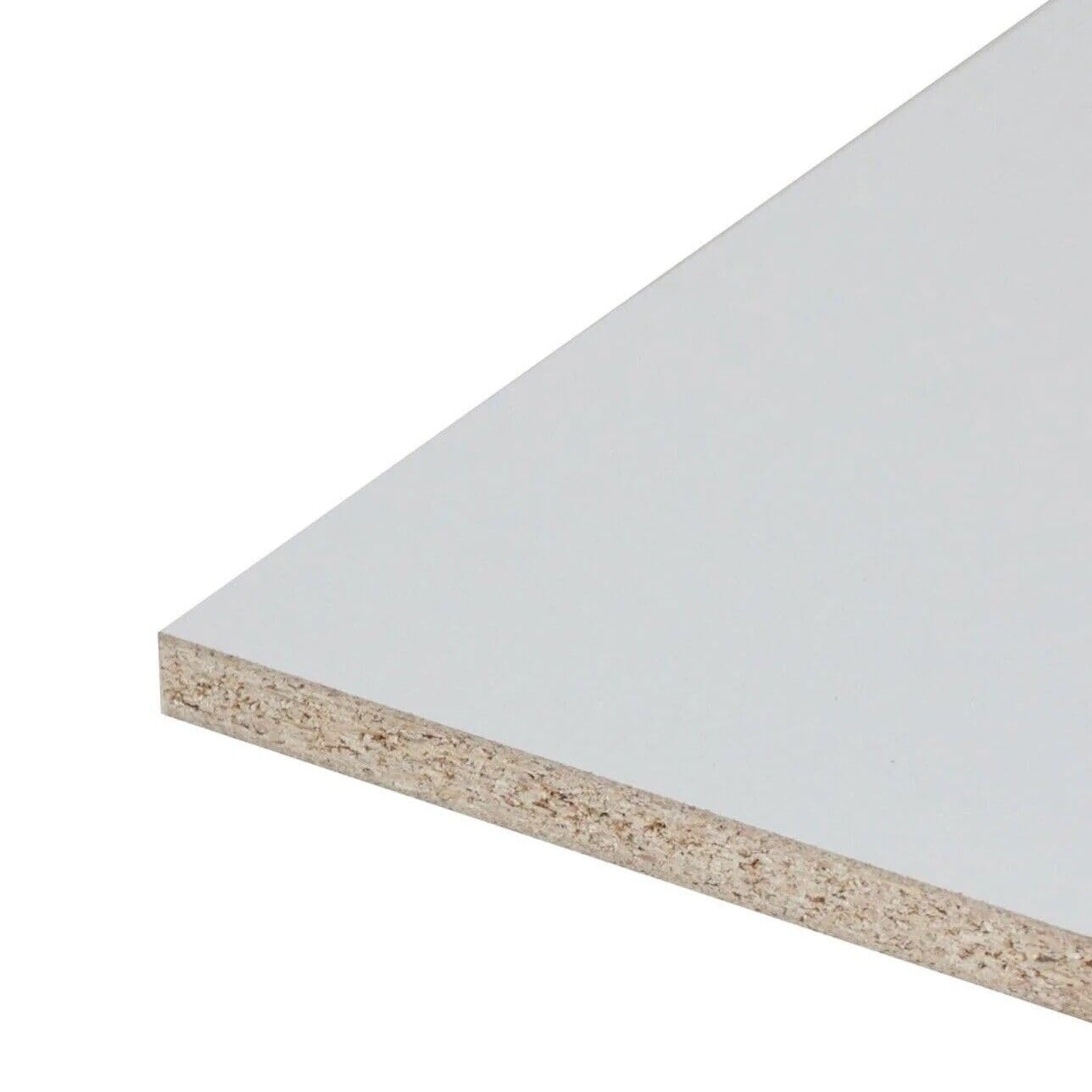 Generico Pannello Truciolare Nobilitato Bianco Opaco mm 18 Varie Misure - Dimensione Disponibile: cm 60 x 139