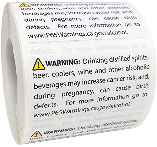 Étiquettes Proposition 65 California boissons alcoolisées : sécurisez vos étiquetages défectueux