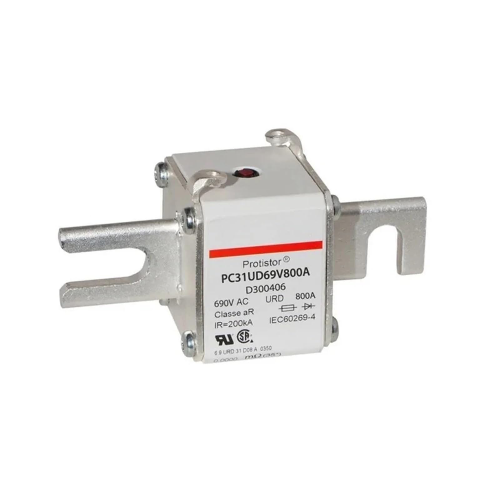 Fusible PC31UD69V800D1A H300709 de sécurité maximale pour réseau électrique