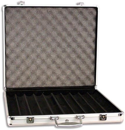 Aluminum 1,000 chip capacity poker chip case