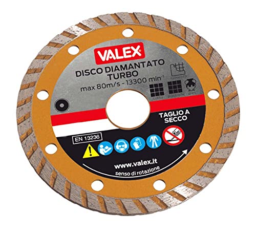 Disques diamantés turbo orange Valex pour aménagement extérieur et terrasse - 2