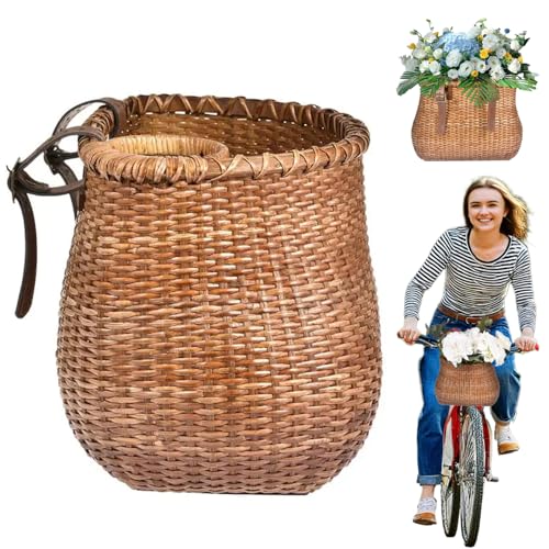 Panier de vélo en osier rétro idée cadeau pour petits et grands