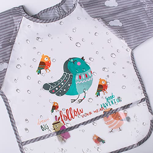 Awinker 3 Pezzi Bavaglino con Manica Lunga