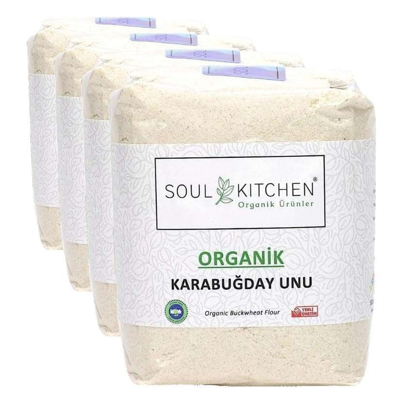 SOUL KITCHEN ORGANİK ÜRÜNLER Karabuğday Unu 500gr (4 paketi)