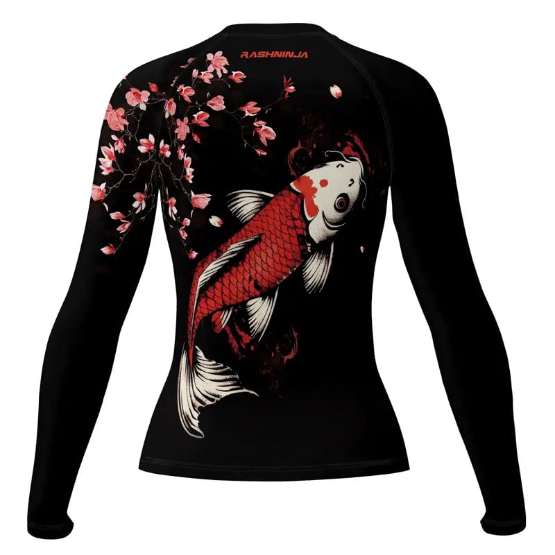 Samurai Jiu Jitsu Rash Guard Long Sleeve Grappling Compression Shirt for MMA BJJ Grappling Training3