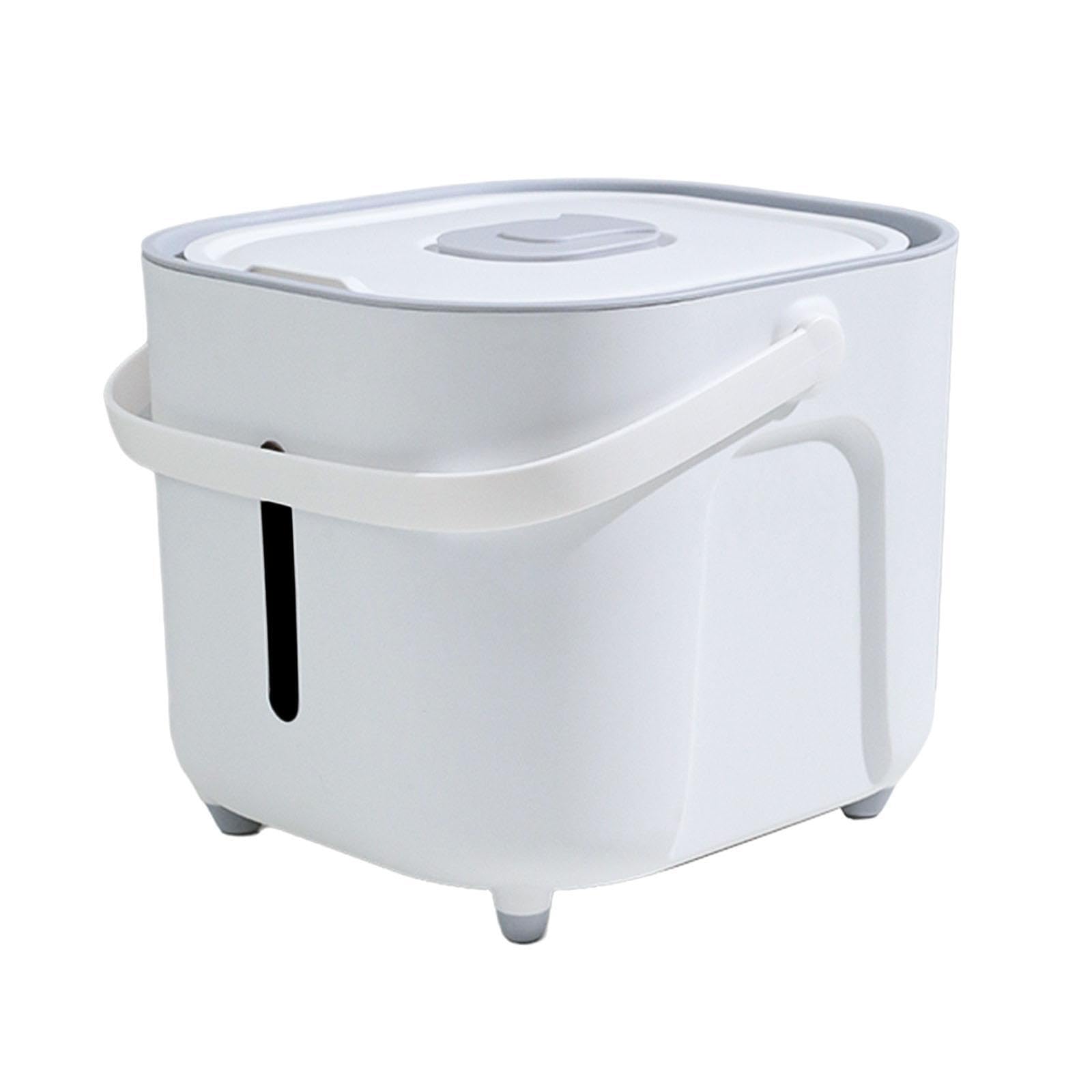 AMSLSIU Airtight Vacuum Pet Food Storage Bin Ensures Optimal Freshness While Maintaining All Pet Owners Food Bin With Large Diameter Easy To Without Spilling, L