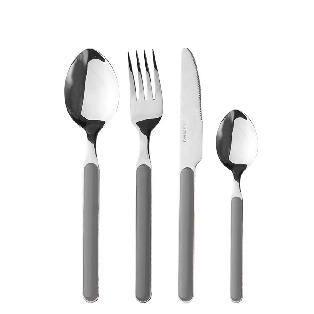 Delice Cutlery Set 16 Pieces Grey