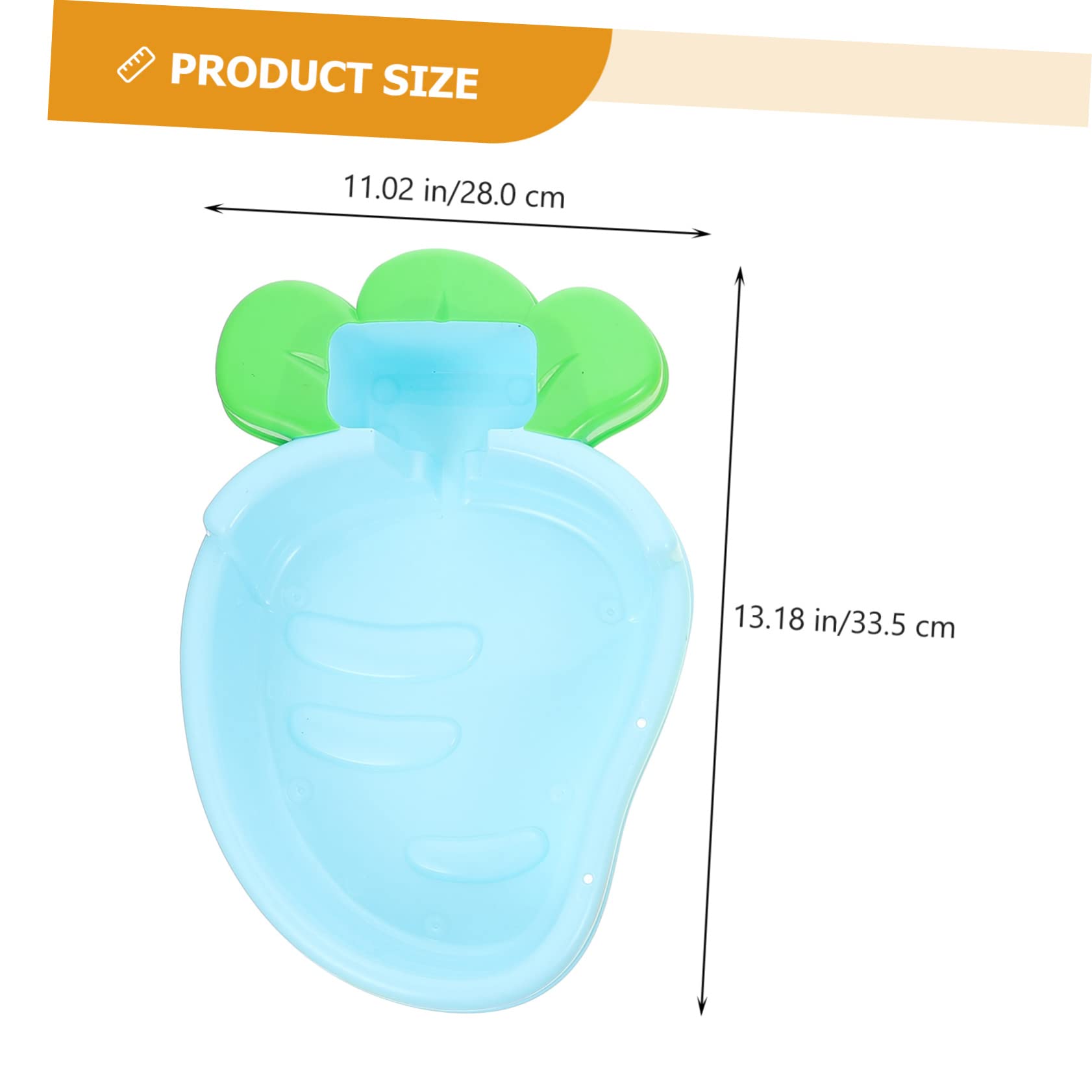 POPETPOP Indoor Parrot Bathing Tub Convenient Bird Bathing Container for Small Birds Easy to Install Odor Material for Parakeets Lovebirds and Finches