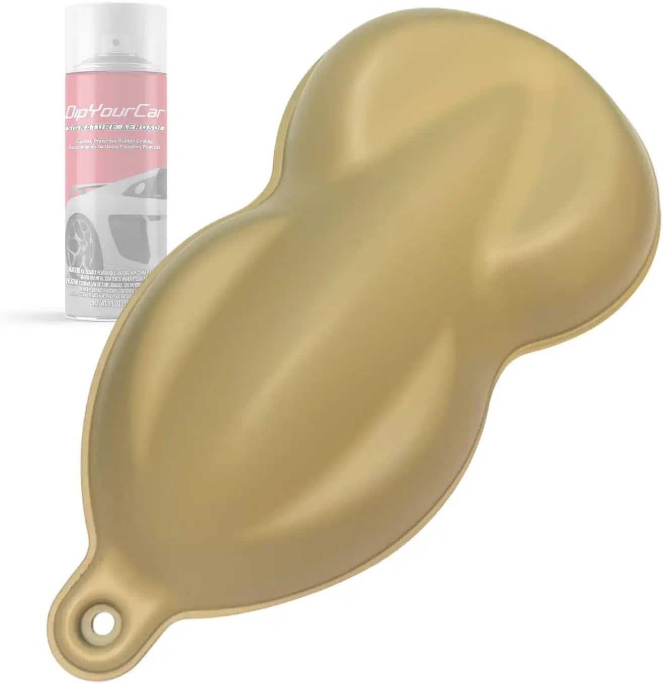 DipYourCar Desert Tan PDS Spray – Peelable Car Paint Aerosol for Wheels, Rims, Automotive Coating, Easy Application