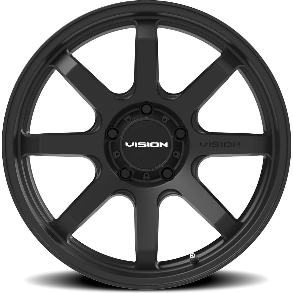 Vision 351 FLOW Custom Wheel - 16x8, 0 Offset, 5x114.3 Bolt Pattern, 83mm Hub - Satin Black Rim