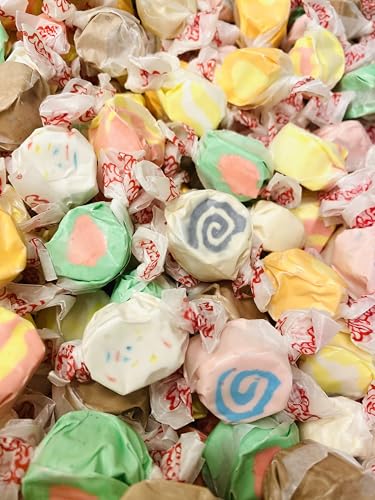 Salt Water Taffy - 1KG Gift Pouch Packed With Assorted Mixed Taffy American Sweets - Gluten Free